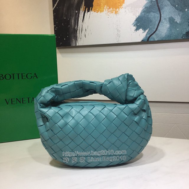 Bottega veneta高端女包 98080 寶緹嘉小號羊皮手工編織女包 BV爆款jodie新版本2代編織打結圓形hobo包  gxz1143